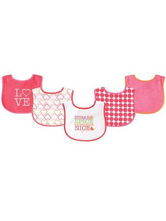 BABYVISION - Luvable Friends Cotton Terry Drooler Bibs MULTI