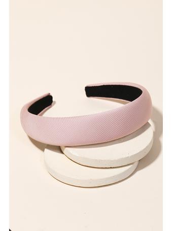 ANARCHY STREET - Rounded Fabric Headband PINK