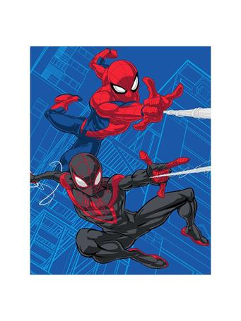 DISNEY - "Team Up" Spiderman Twin Marvel Rachelle Blanket BLUE