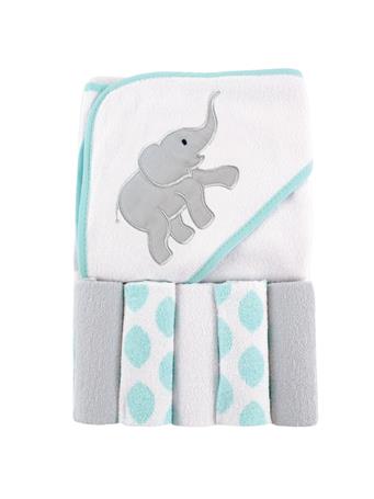 BABYVISION - Luvable Friends Hooded Towel with Five Washcloths NO COLOR