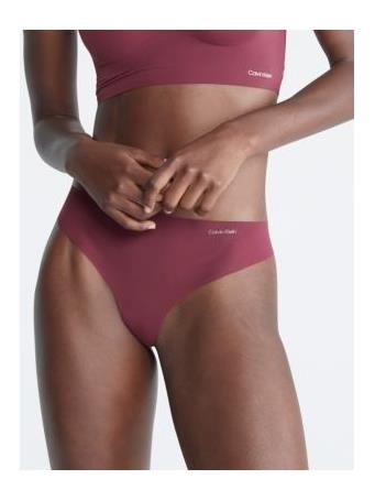 CALVIN KLEIN - Invisibles Thong TAWNY PORT