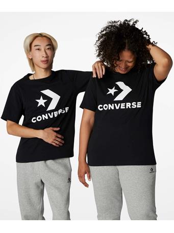 CONVERSE - Large Logo Star Tee BLACK