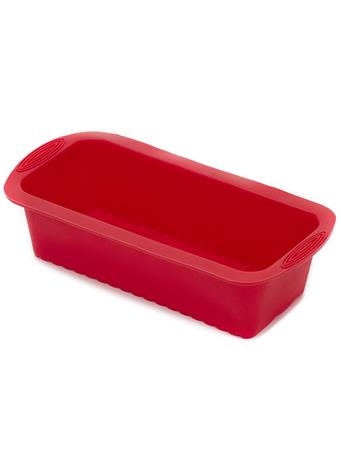   HOME BASICS -  Silicone Loaf Pan RED