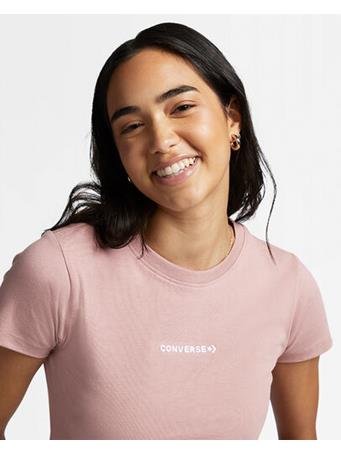 CONVERSE - Wordmark Fashion T-Shirt NIGHT FLAMINGO