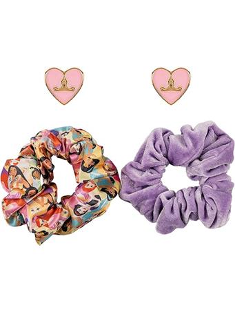 DISNEY - Princess 2 Piece Scrunchie & Earring Set NO COLOR