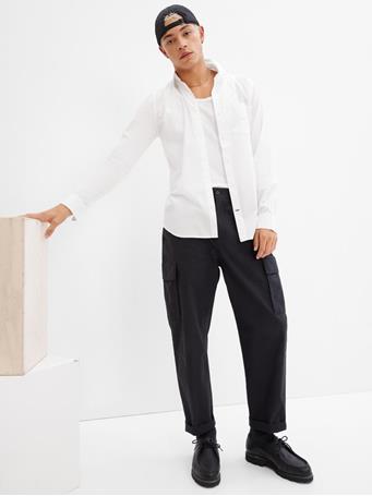 GAP - Stretch Poplin Shirt  WHITE 2