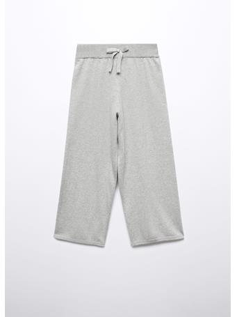 MANGO - Knitted Culotte Trousers GRAY