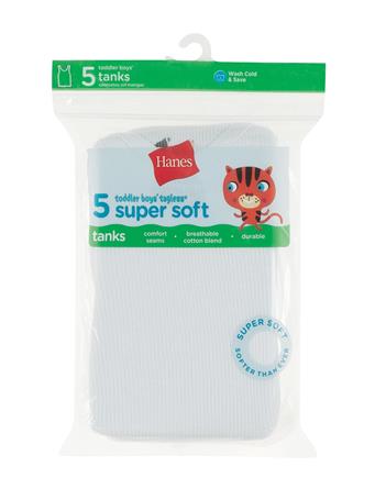 HANES - Toddler Boy Tank 5 Pack NOVELTY