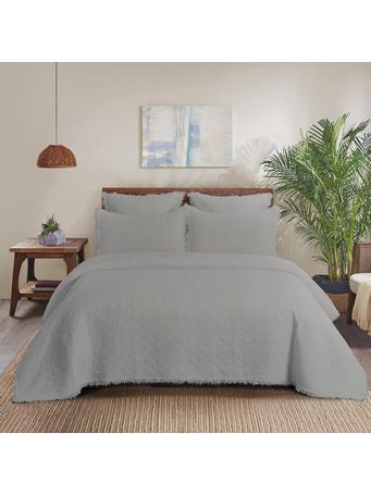 C & F HOME - Trellis Slate Quilt Set SLATE BLUE