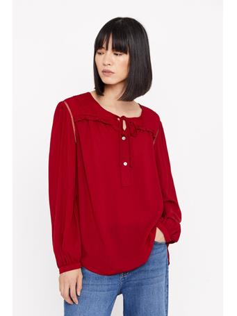 CORTEFIEL - Fluid Blouse RED