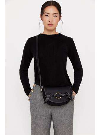 CORTEFIEL - Soft Touch Knitted Sweater BLACK