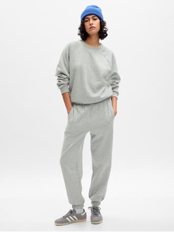 GAP - High Rise Boyfriend Joggers HEATHER GREY