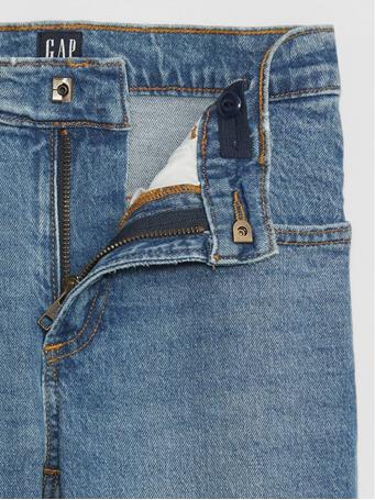 GAP - Kids Distressed Slim Taper Jeans with Washwell MEDIUM WASH