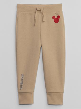 GAP - Disney Mickey Mouse Pull-On Joggers NEW SAND