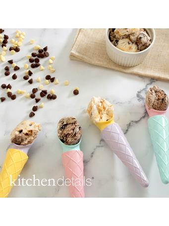 KITCHEN DETAILS - Ice Cream Scoop Cone Shape  ASSORTED