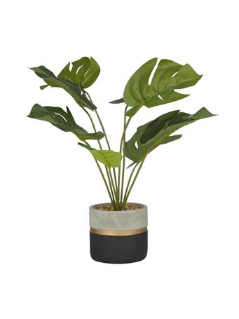 UMA INC - Faux Mosteral Plant GREEN
