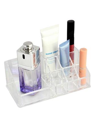 HOME BASICS - Acrylic Cosmetic Organizer CLEAR