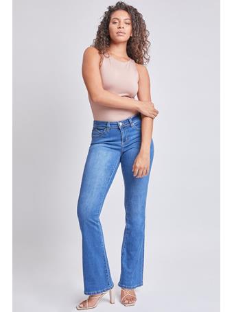 YMI JEANSWEAR - Women’s Sustainable WannaBettaButt Low Rise Flare Jeans M08