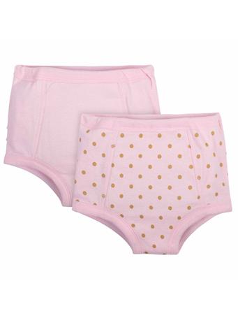 GERBER CHILDRENSWEAR - 2-Pack Toddler Girls Pink Training Pants with TPU Lining PINK
