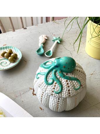 HOUSE OF DISASTER - Coral Octopus Pot WHITE