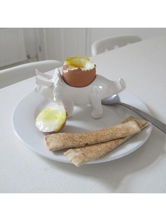 HOUSE OF DISASTER - Origami White Egg Cup WHITE