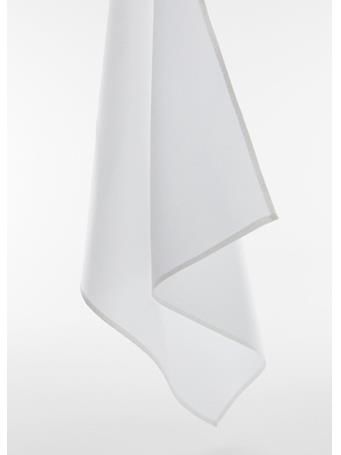 MANGO - Plain Recycled Polyester Scarf WHITE