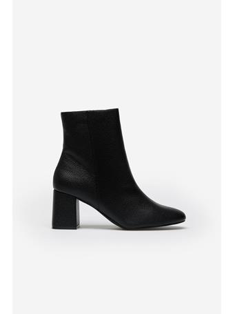 CORTEFIEL - Heeled Ankle Boot BLACK