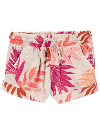 CARTER'S - Toddler Floral Pull-On French Terry Shorts MULTI