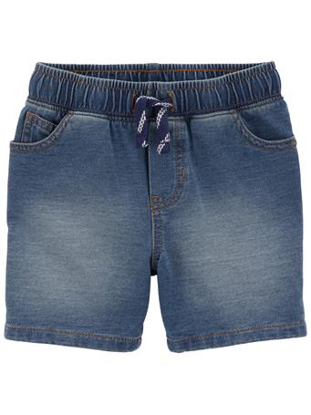 CARTER'S - Toddler Pull-On Denim Shorts DK BLUE