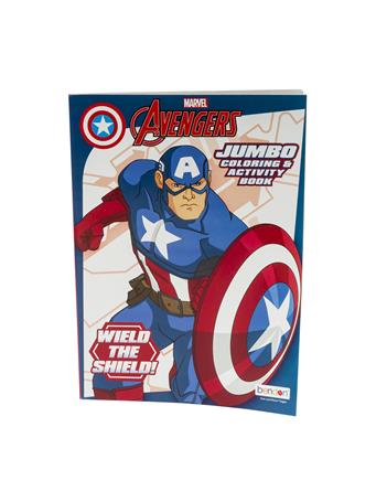 DISNEY - 80 Page Avengers Jumbo Coloring & Activity Book NO COLOR