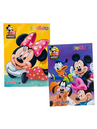 DISNEY - Mickey & Minnie Coloring Book NO COLOR