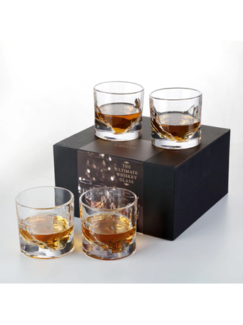 LIITON - Grand Canyon Crystal Whiskey Glass - Set Of 4 CLEAR