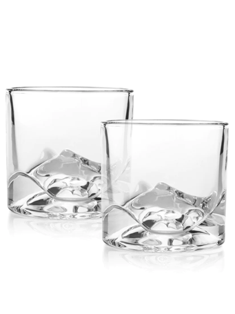 LIITON - Denali Crystal Whiskey Glasses Set Of 2 CLEAR