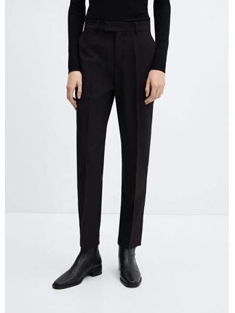 MANGO - Straight Suit Pants BLACK