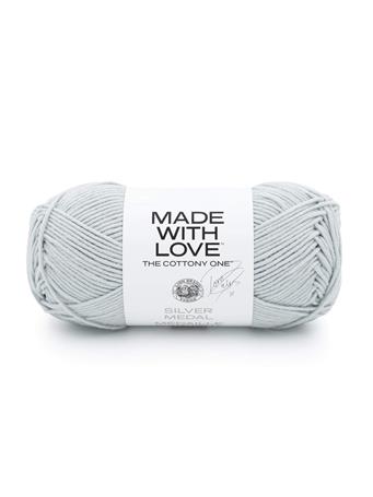 LION BRAND YARN - Made With Love The Cottony One Yarn 150BL SILVER MEDAL