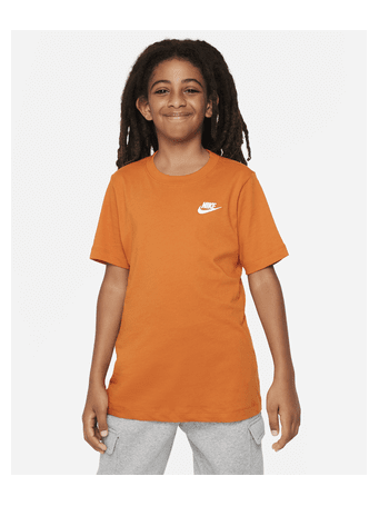 NIKE - Sportswear Big Kids' T-Shirt ORANGE