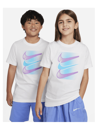 NIKE - Sportswear Older Kids' T-Shirt WHITE