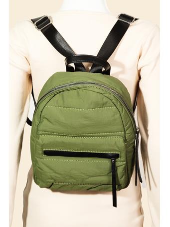 ANARCHY STREET - Small Nylon Backpack Bag OLIVE