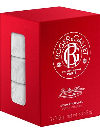 ROGER & GALLET - Jean Marie Farina Perfumed Soaps 3 x 100g NO COLOUR
