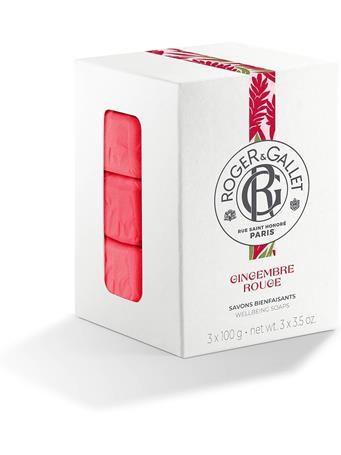 ROGER & GALLET - Gingembre Rouge Soap 3 x 100g NO COLOUR