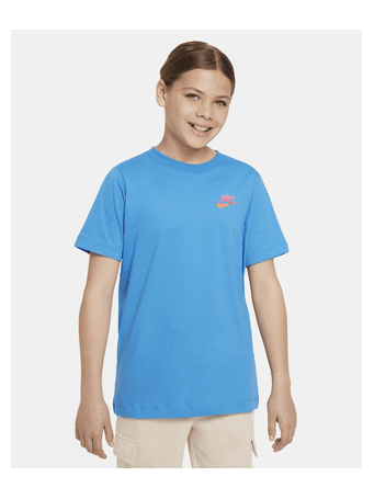 NIKE - Sportswear Big Kids' T-Shirt BLUE