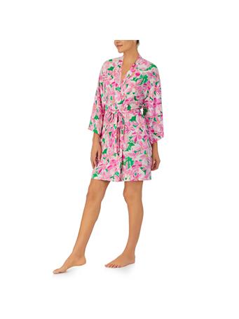 SANCTUARY - 36IN Wrap Robe PINK FLR