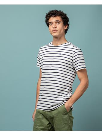 SCOTTA 1985 - Stripe Tee WHITE