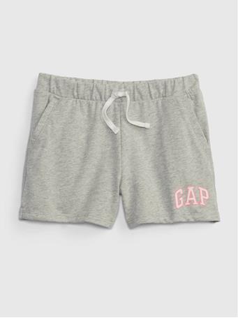 GAP - Kids Pull-On Logo Shorts LIGHT HEATHER GREY B08