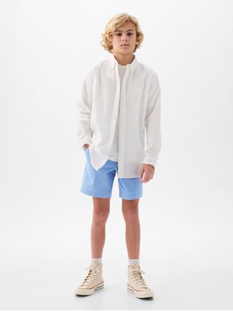 GAP - Kids Twill Easy Shorts CABANA BLUE 602