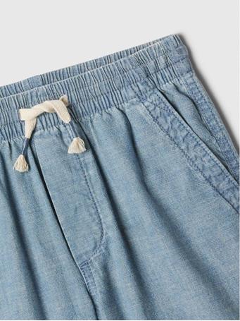 GAP - Kids Pull-On Shorts with Washwell CHAMBRAY 042