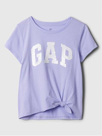 GAP - Kids Knot-Tie Graphic T-Shirt FRESH LAVENDER