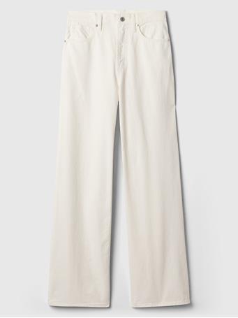 GAP - High Rise Wide-Leg Jeans NEW OFF WHITE
