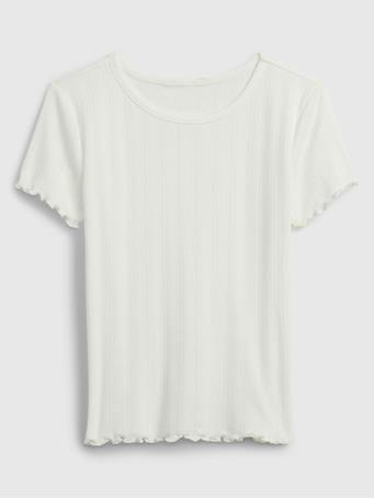 GAP - Kids Pointelle Top  NEW OFF WHITE