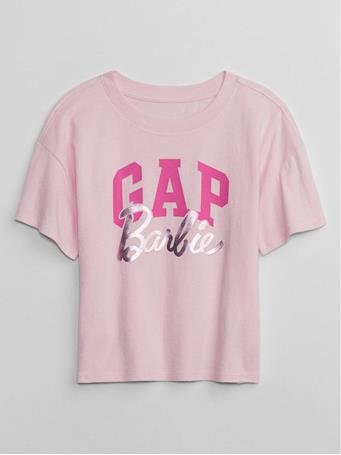 GAP - Barbie Logo T-Shirt LIGHT PEONY